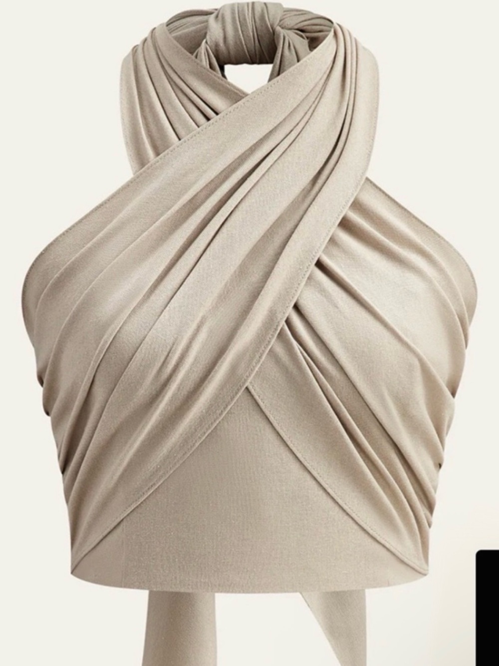 Commense Linen Wrap Top